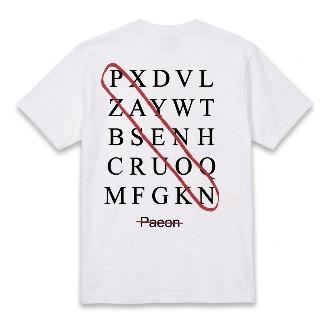 004 / WORD SEARCH TEE — back